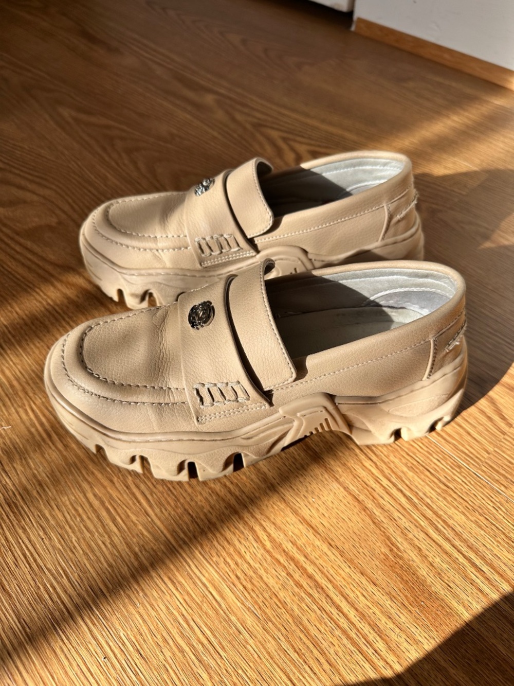 Rombaut Boccaccio Sneaker Loafer in Tan Nude Beige